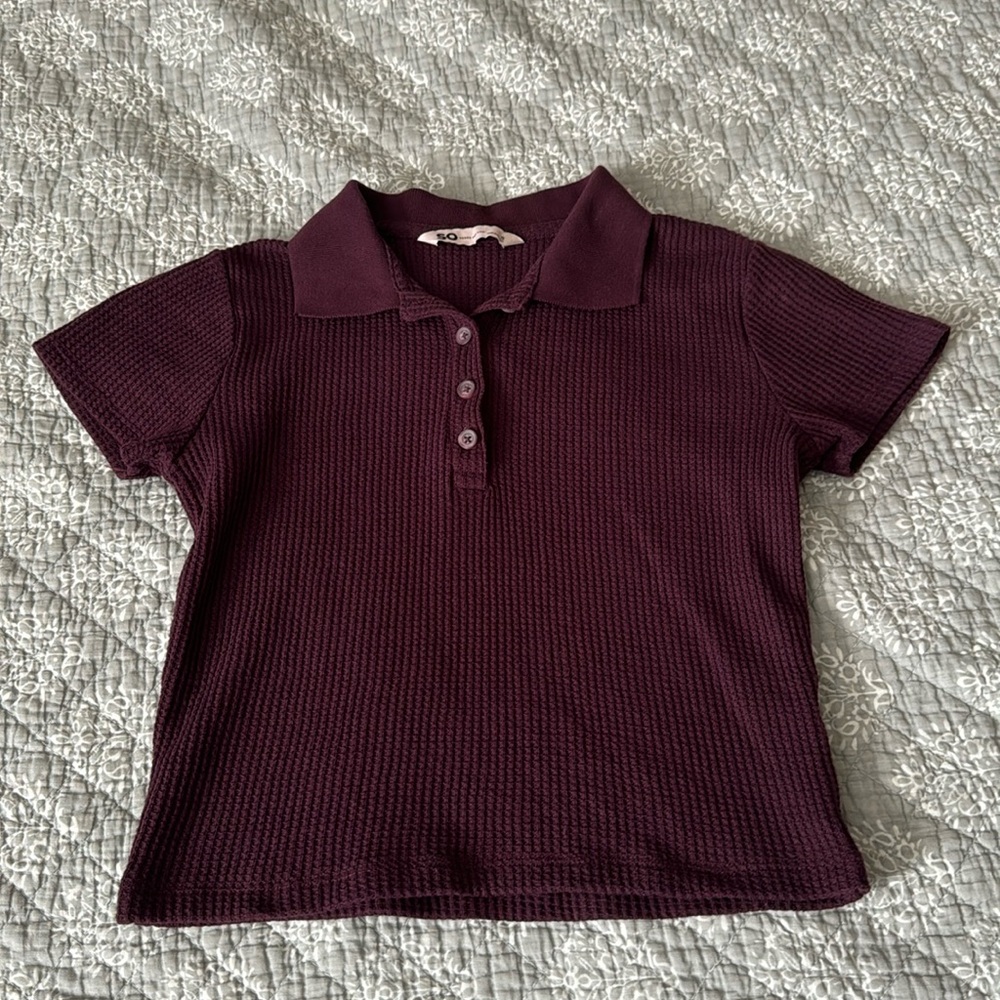 SO Cropped Polo Shirt
